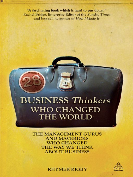 Title details for 28 Business Thinkers Who Changed the World by Rhymer Rigby - Wait list
